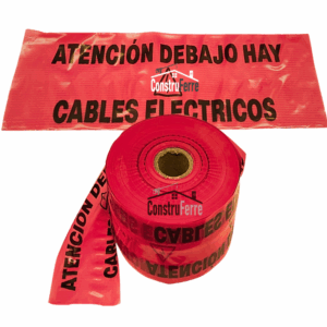 Cinta Demarcación Roja - Electricidad | Rollo 1.000m
