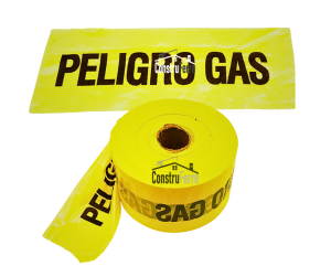 Cinta Demarcación Amarilla - Gas | Rollo 1.000m