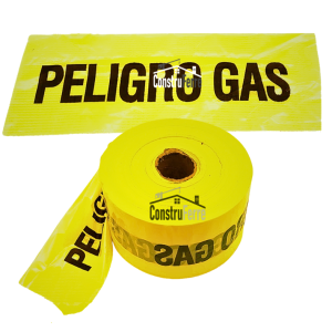 Cinta Demarcación Amarilla - Gas | Rollo 1.000m