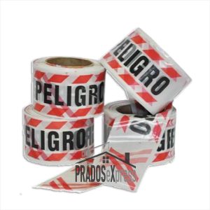 Pack 4 Rollos | Cinta de Peligro 14 cm. * 500 yd.