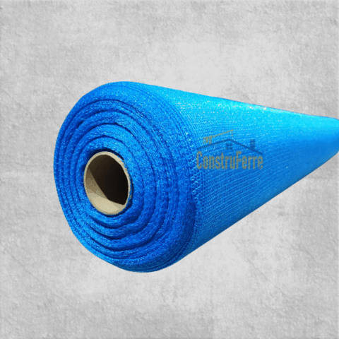 Malla Raschel 80% CONSTRUCCIÓN | 4.20 x 100 mts. | Azul