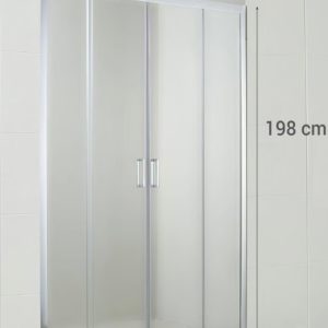 Mampara Corredera Vidrio Templado 140cm x 198cm