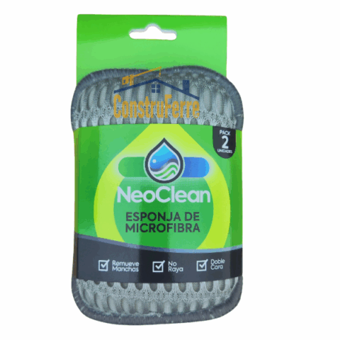 Esponja de Microfibra NeoClean – Pack 2 Unidades