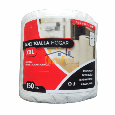 Papel Toalla Hogar XXL – Construferre 150 Mts