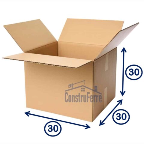 Caja Cartón Multiuso | 30 * 30 * 30 cms. – Pack 10 Und.