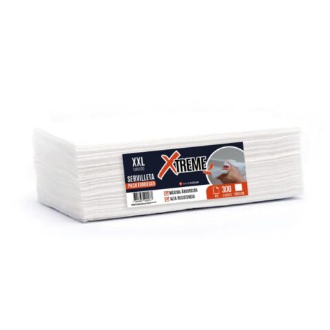 Servilleta Mesa Ecolight de 12 x12 cm. (24×24 cm. abierta) | pack de 300 Und.