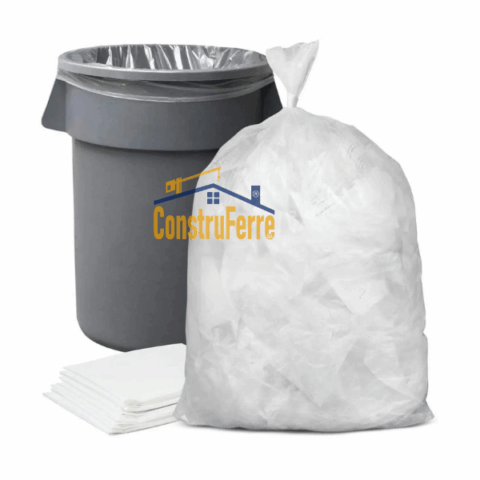 Bolsa de Basura Transparente 100×120 (0.50mm) | Pack 10 Unidades