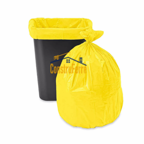 Bolsa de Basura Amarilla 135 x 120 (0.8mm) | Pack 10 Unidades
