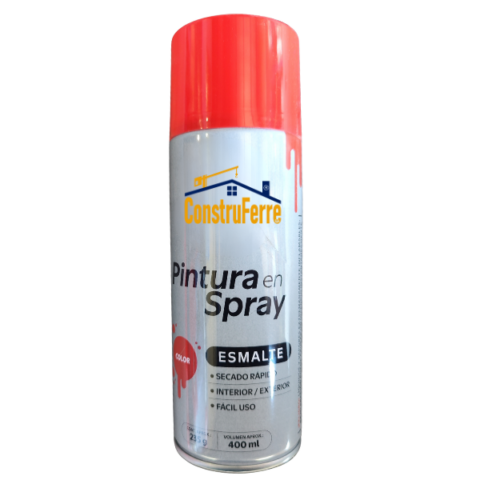 Pintura en Spray Esmalte | 400 ml | Color Rojo