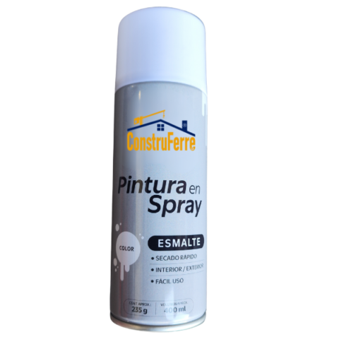Pintura en Spray Esmalte | 400 ml | Color Blanco