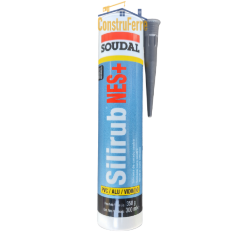 Soudal Silirub NFS+ | Cartucho 300 ml | Gris