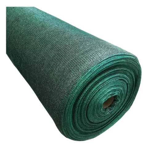 Malla Raschel 85% Super | 4.20 x 100 mts. | Jaspeado Verde/Nergro